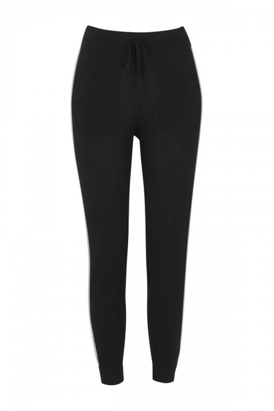 Shop Amanda Wakeley Aldridge Cashmere Joggers In Black