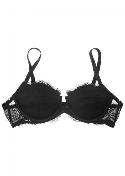 Shop Wacoal Vision Black Lace Balcony Bra