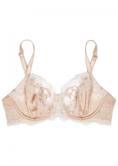 Shop Wacoal Lace Affair Blush Underwired Bra In Rose