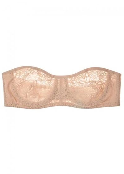Shop Wacoal Halo Blush Underwired Strapless Bra In Nude