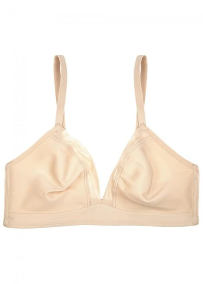 Shop Wacoal Classic Reinvention Soft-cup Bra In Sand