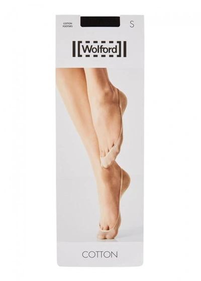 Shop Wolford Black Low-cut Socks