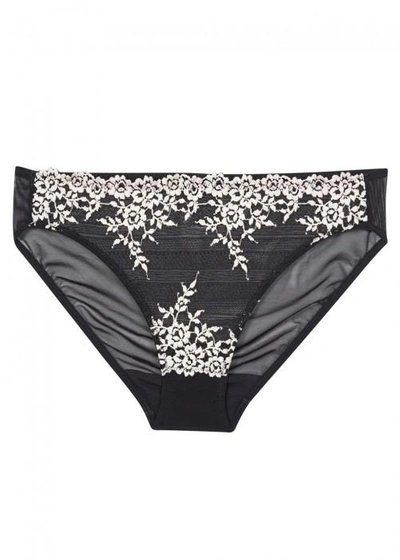 Shop Wacoal Embrace Lace Black Tulle Briefs