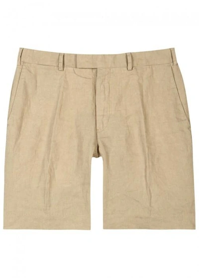Shop Polo Ralph Lauren Stone Linen Shorts