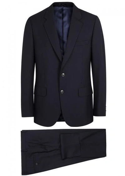 Shop Paul Smith Mayfair Midnight Blue Wool Travel Suit In Navy