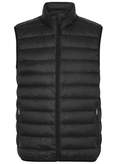 Shop Polo Ralph Lauren Black Quilted Shell Gilet