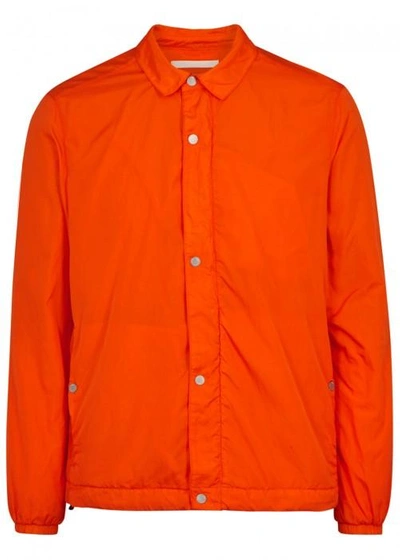 Shop Norse Projects Svend Orange Nylon Jacket