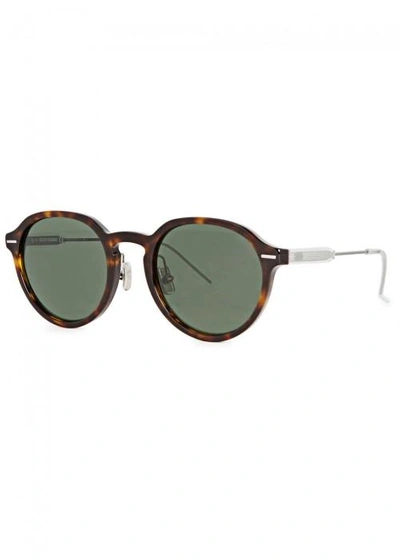 Shop Dior Motion2 Round-frame Sunglasses