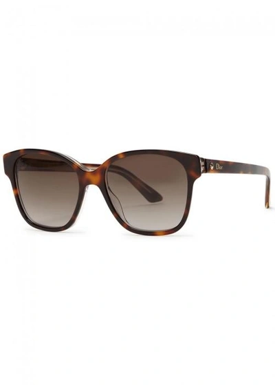 Shop Dior Montaignes Wayfarer-style Sunglasses
