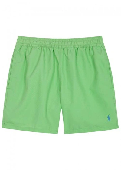 Shop Polo Ralph Lauren Hawaiian Mint Swim Shorts