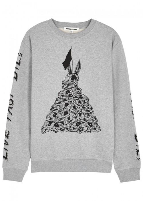 alexander mcqueen rabbit sweatshirt