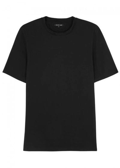 Shop Helmut Lang Heritage Black Cotton T-shirt