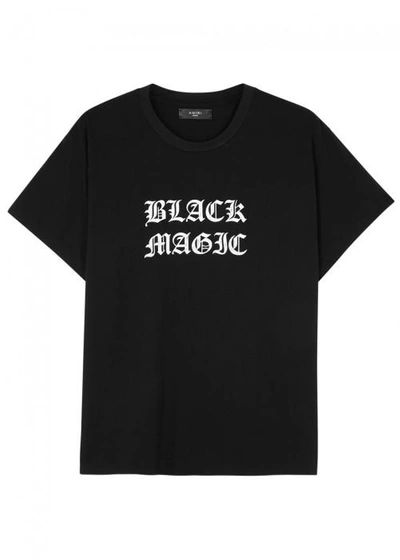 Shop Amiri Black Magic-print Cotton T-shirt