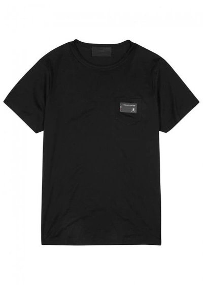 Shop Philipp Plein Black Cotton T-shirt