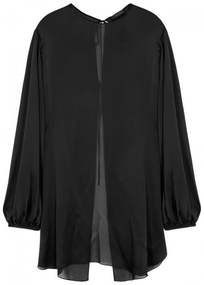 Shop The Row Latou Black Silk Chiffon Blouse