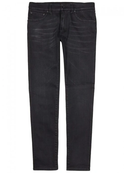 Shop Dolce & Gabbana 16 Black Slim-leg Jeans