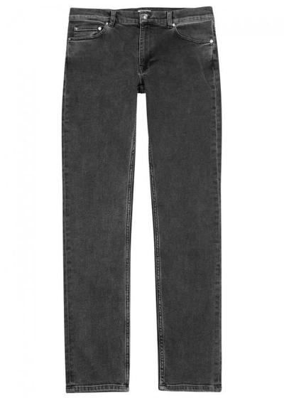 Shop Kenzo Grey Skinny Jeans In Black