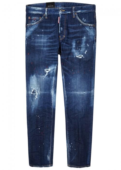 dsquared dark blue jeans