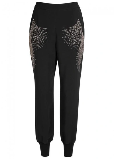 Shop Stella Mccartney Julia Black Embellished Trousers