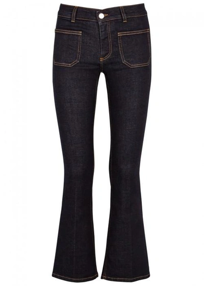 Shop Stella Mccartney Indigo Kick-flare Jeans In Blue