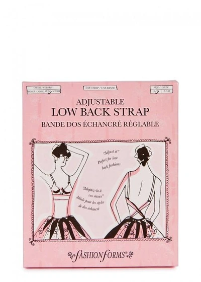 Shop Fashion Forms Black Adjustable Low-back Strap - Set Of 2 In Nude