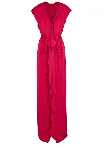 Shop Stella Mccartney Rasalia Ruffled Maxi Dress In Pink