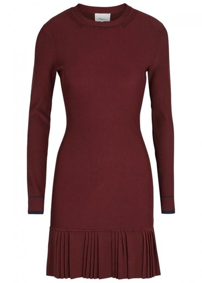 Shop 3.1 Phillip Lim / フィリップ リム Burgundy Stretch-knit Dress