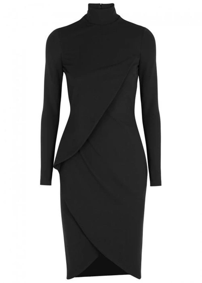 Shop Givenchy Black High-neck Dress
