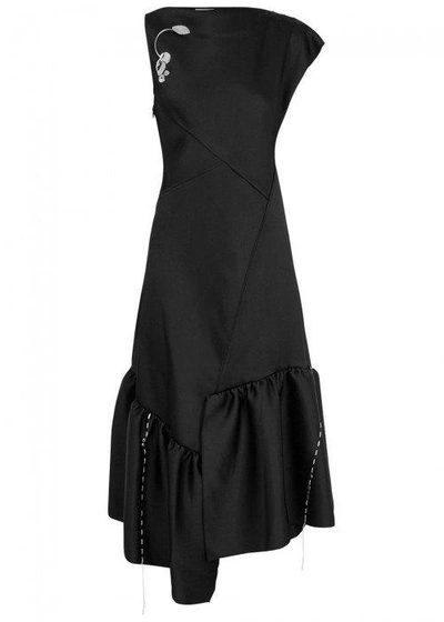 Shop 3.1 Phillip Lim / フィリップ リム Black Embellished Satin Dress