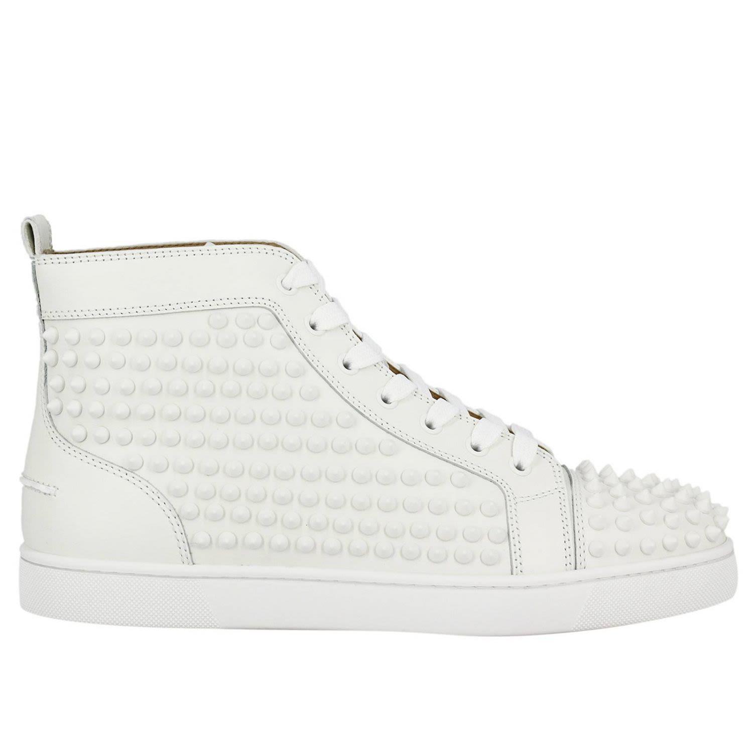 Christian Louboutin Sneakers Shoes Men In White | ModeSens