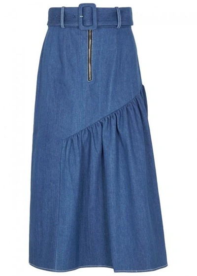 Shop Rejina Pyo Bonnie High-waisted Denim Skirt