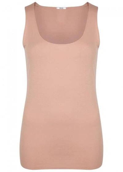 Shop Wolford Pure Seamless Jersey Top In Nude