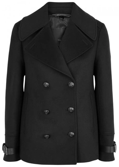 Shop Belstaff Northill Wool And Cashmere Blend Jacket In Black