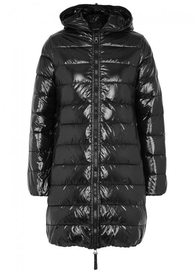 Shop Duvetica Ace Quilted Shell Coat In Black