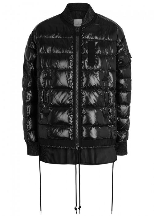 Moncler Lucy Quilted Patent-shell Down 