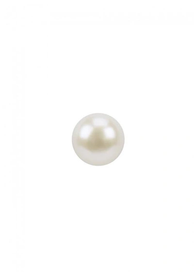 Shop Apm Monaco Pearl-embellished Sterling Silver Earring