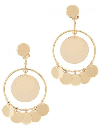 Shop Eddie Borgo Gold-plated Hoop Earrings