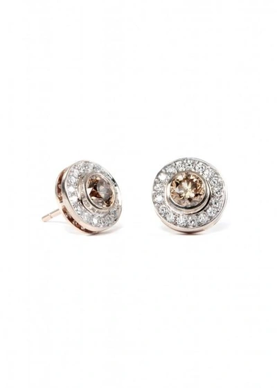 Shop Ara Vartanian Diamonds Round Earrings