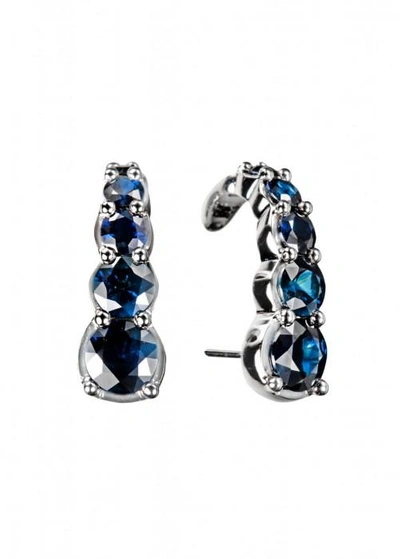 Shop Ara Vartanian Hook Sapphire Earrings