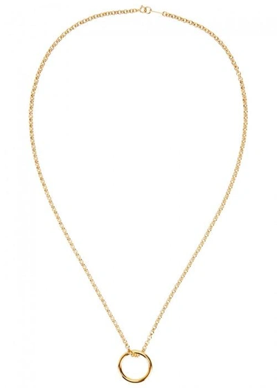 Shop Isabel Marant Sautoir Gold Tone Necklace