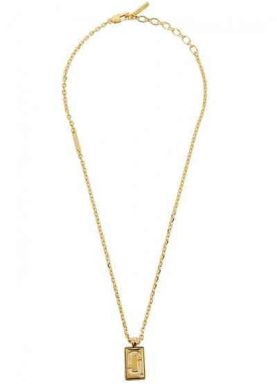 Shop Marc Jacobs Double J Gold Tone Necklace