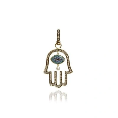 Shop Annoushka Hand Of Fatima Amulet In Gold