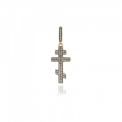 Shop Annoushka Touch Wood Diamond Cross Charm