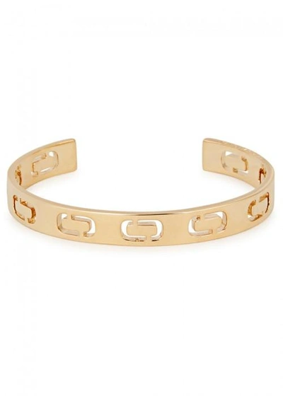 Shop Marc Jacobs Icon Gold Tone Cuff