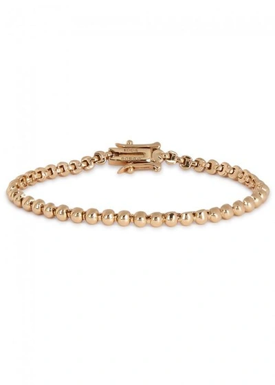 Shop Eddie Borgo Small Dome Gold-plated Bracelet