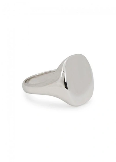 Shop Elizabeth And James Lee Rhodium-plated Ring In Silver