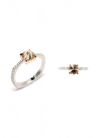 Shop Ara Vartanian Inverted Brown Diamond Ring