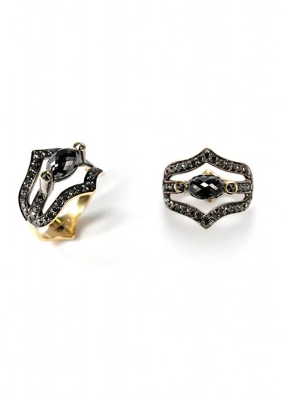 Shop Ara Vartanian Black Diamonds Ring