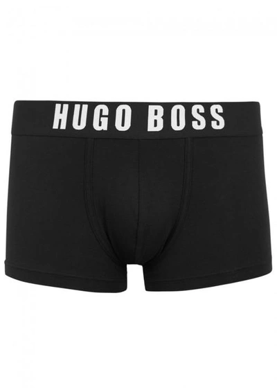 Shop Hugo Boss Black Cotton Blend Boxer Briefs