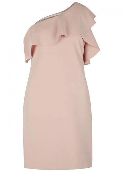 Shop Elizabeth And James Jerard Blush One-shoulder Dress In Pink